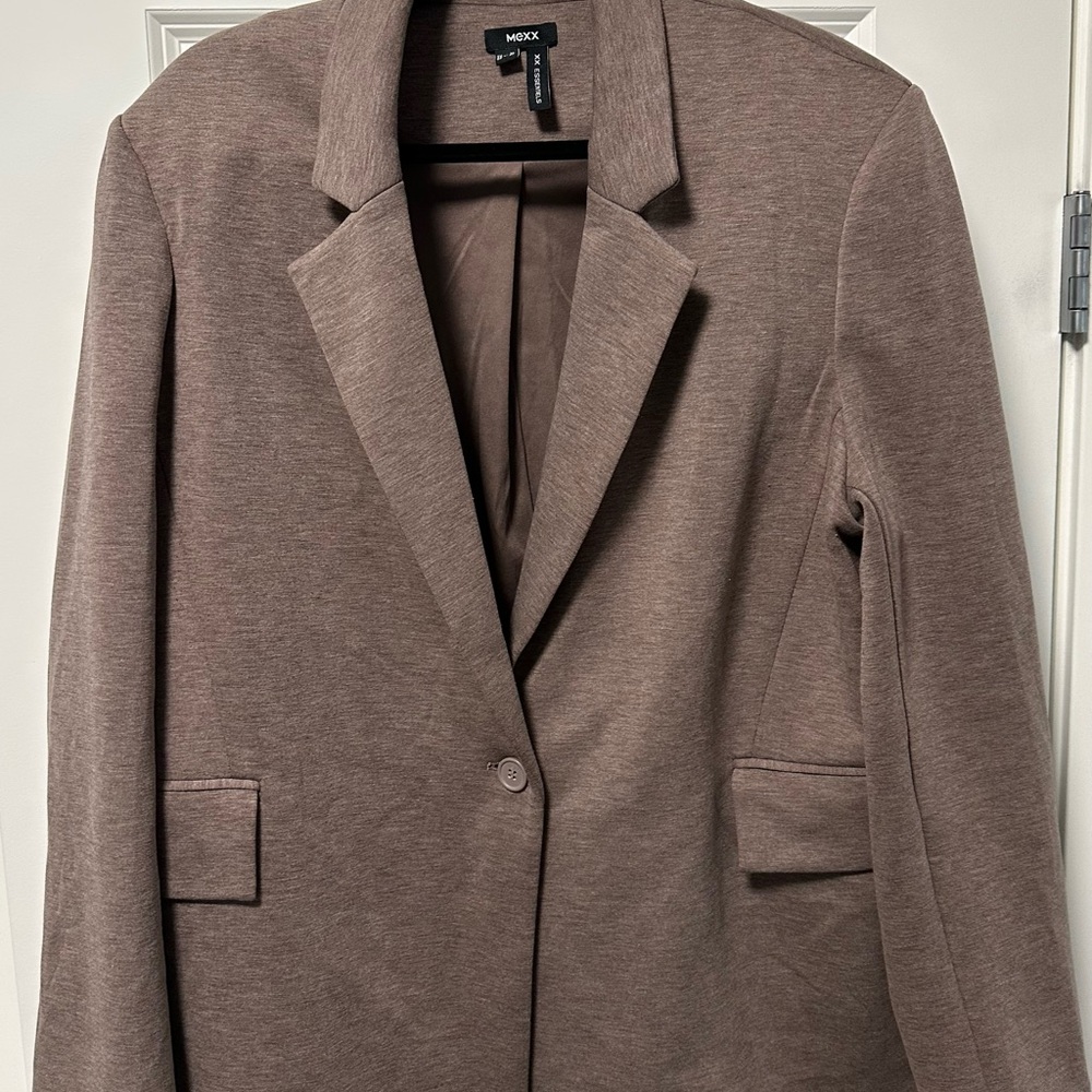 Mexx Women's Taupe Blazer Jacket XL, XXL and 1X